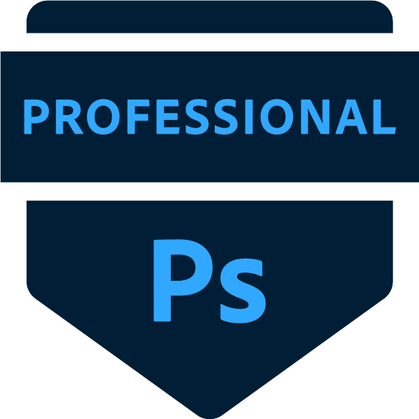 Adobe Certified Professional - Visual Design using Adobe Photoshop Badge